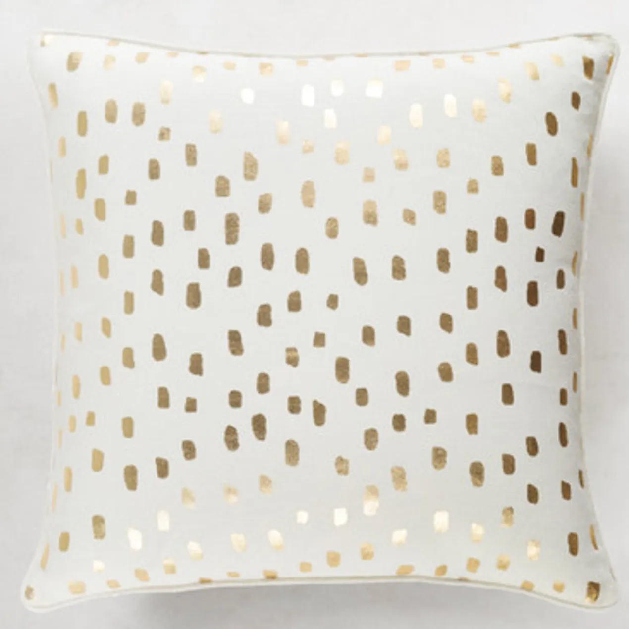 Addison Pillow 18" - Ivory/Gold