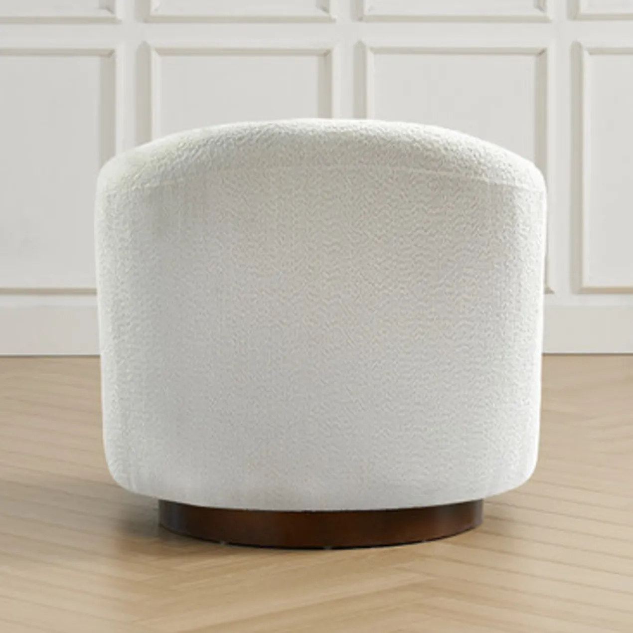 Adrian Swivel Chair - Ivory