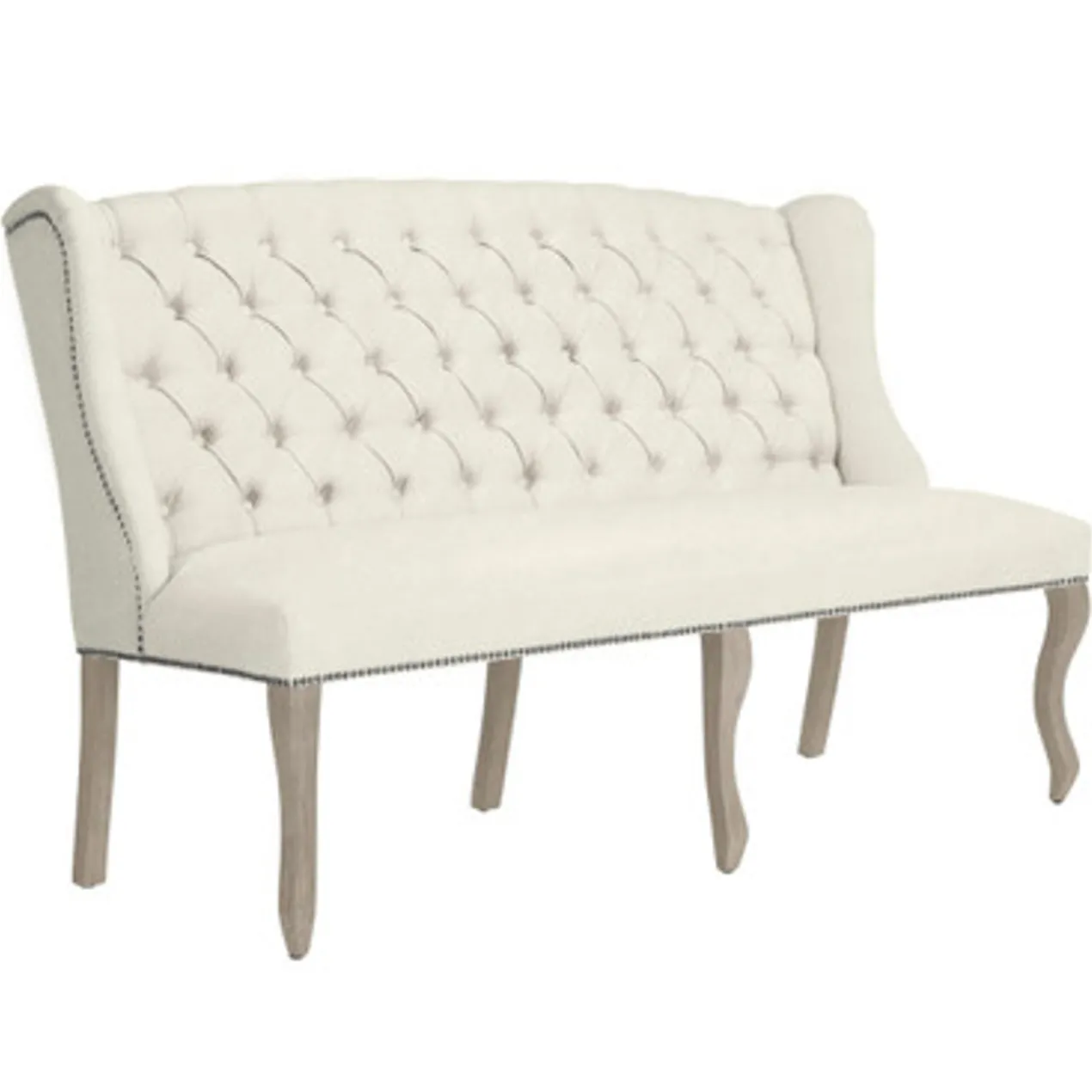 Archer Banquette - Natural Grey