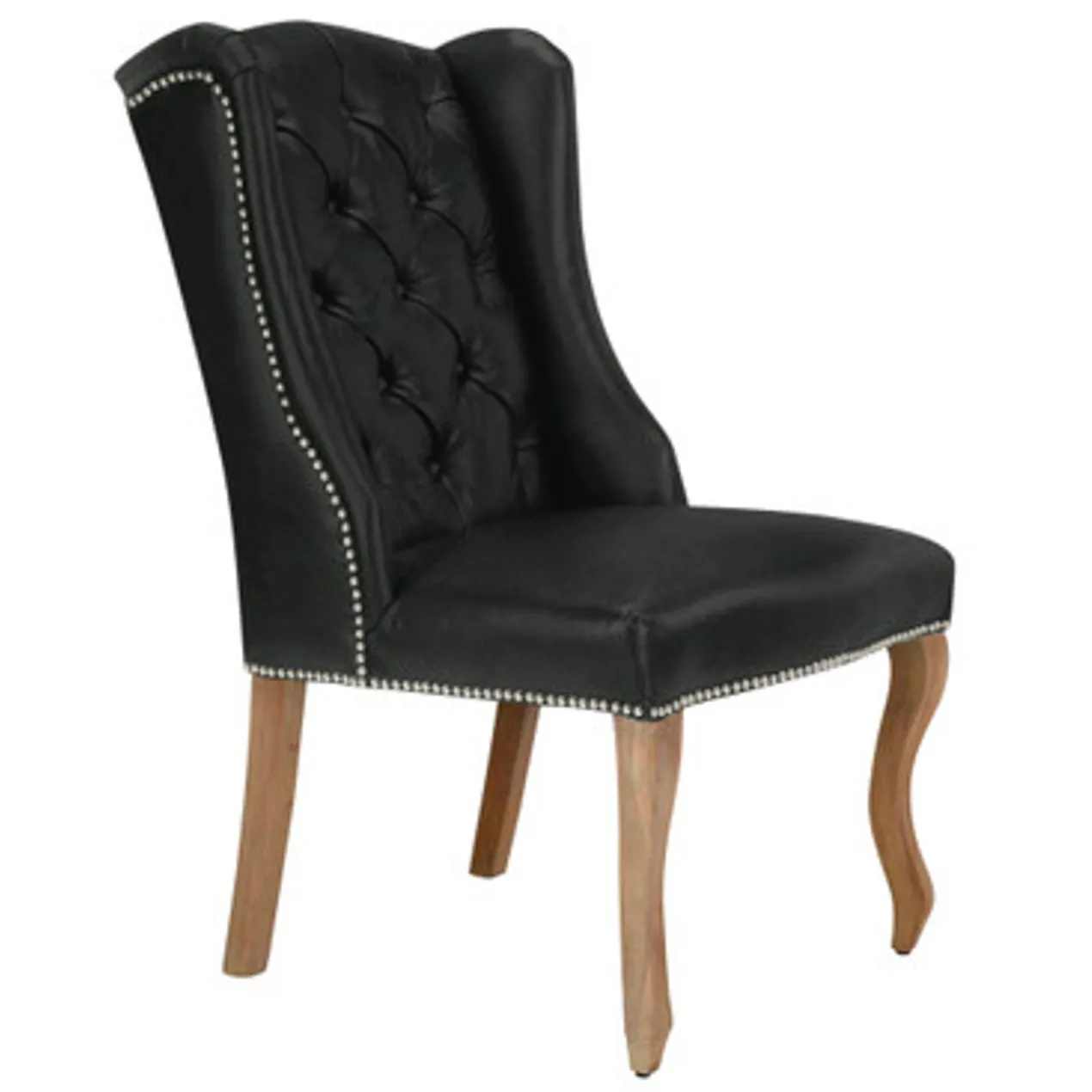 Archer Leather Dining Chair - Wash Oak