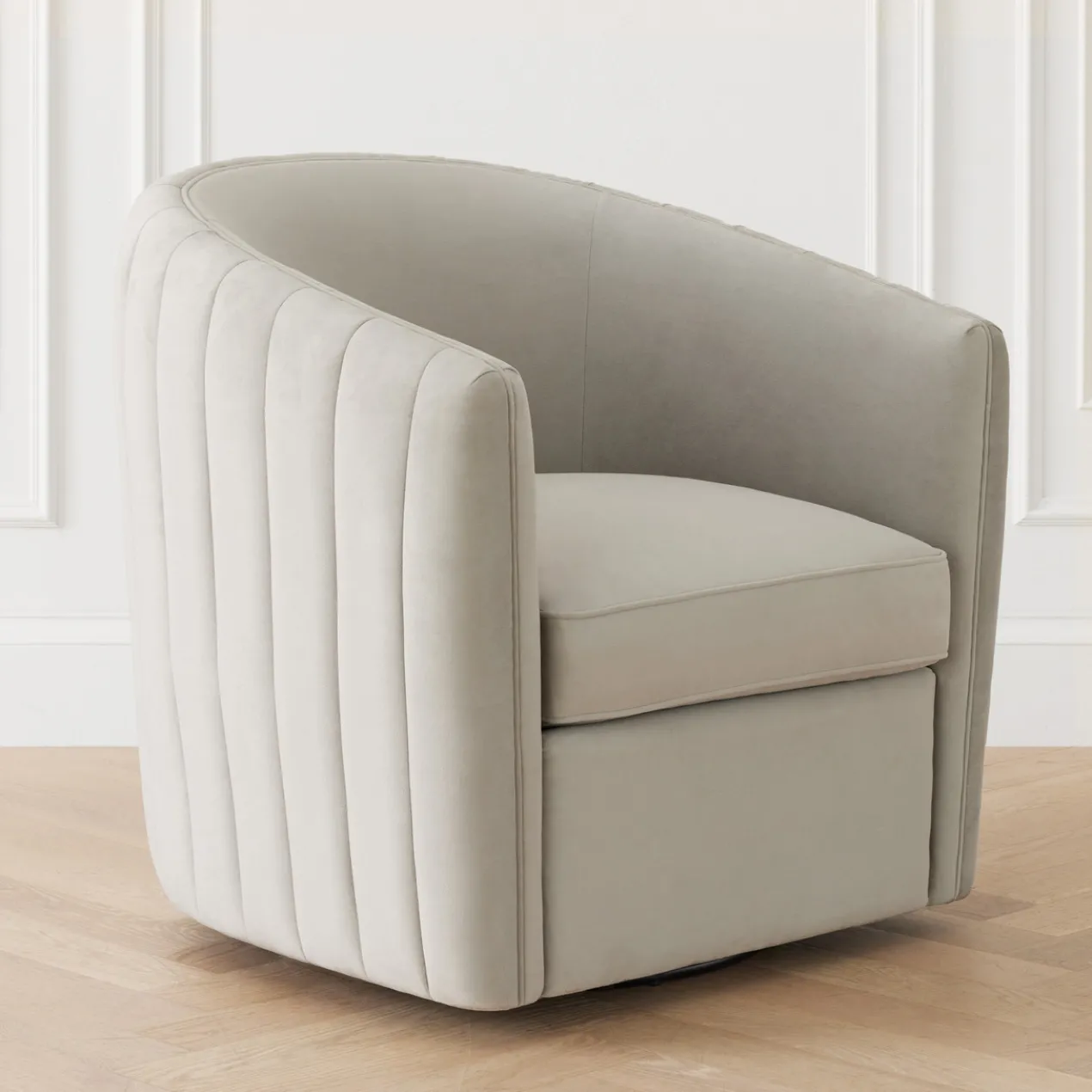 Aria Channeled Swivel Chair