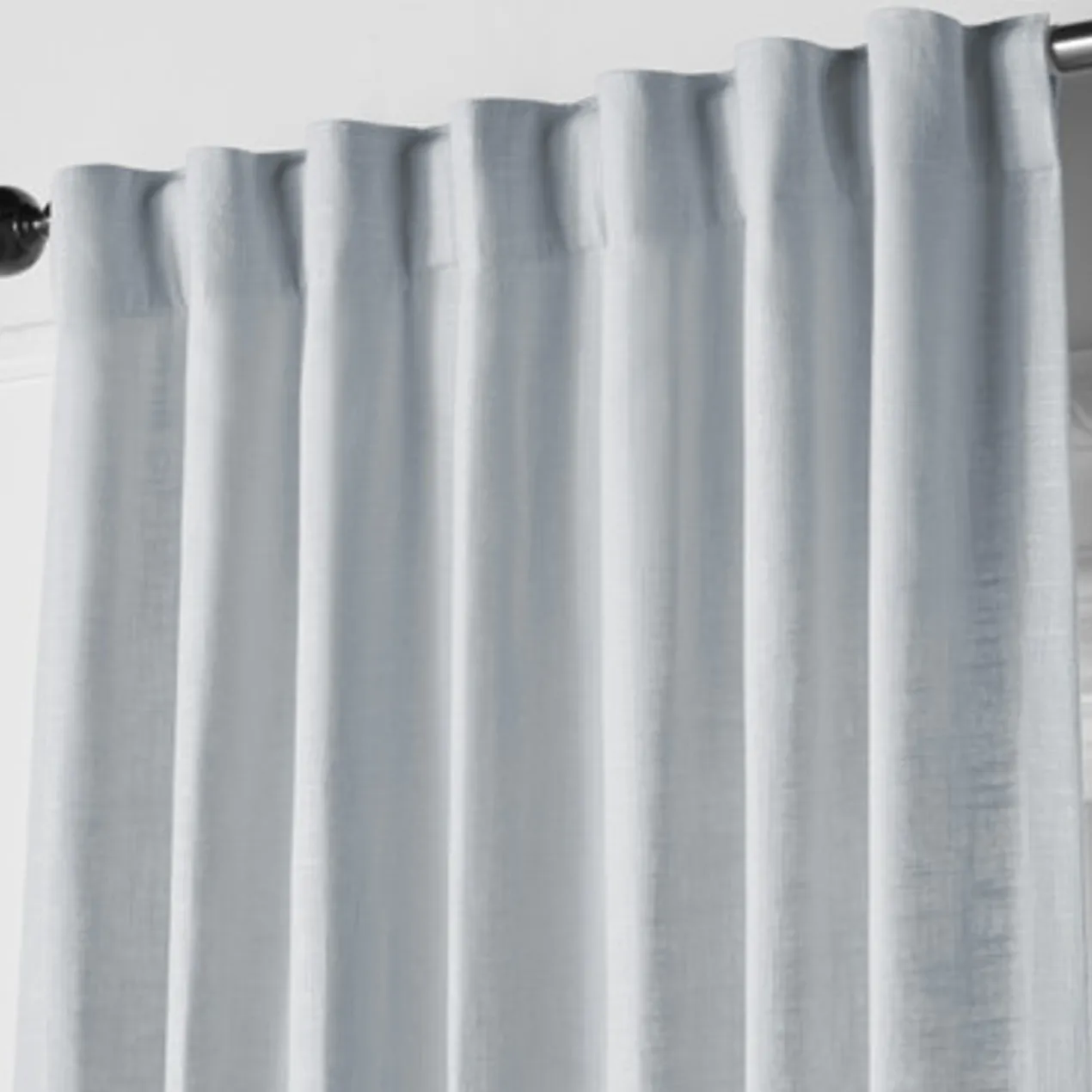 Audrey Linen Fog Grey - Custom