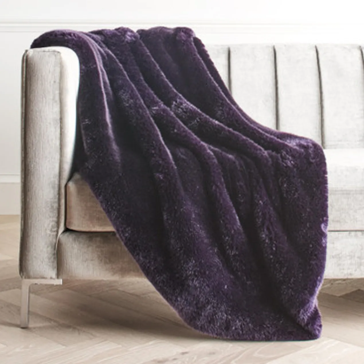 Bijou Throw - Aubergine
