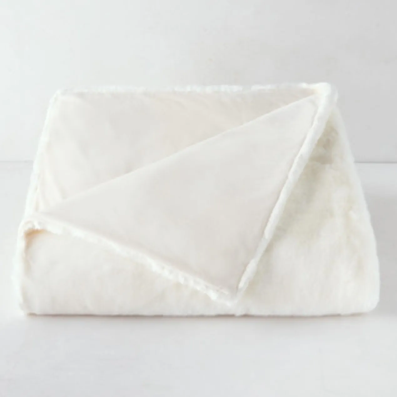Chinchilla Throw - White