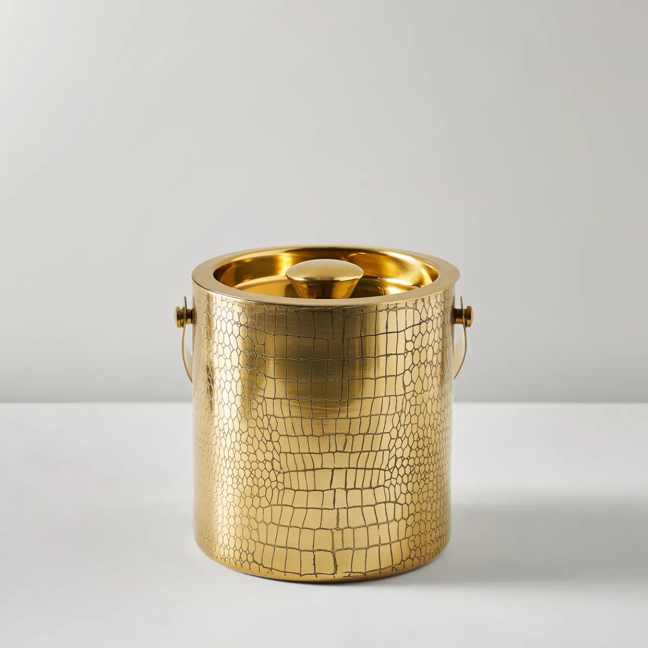 Croc Embossed Ice Bucket