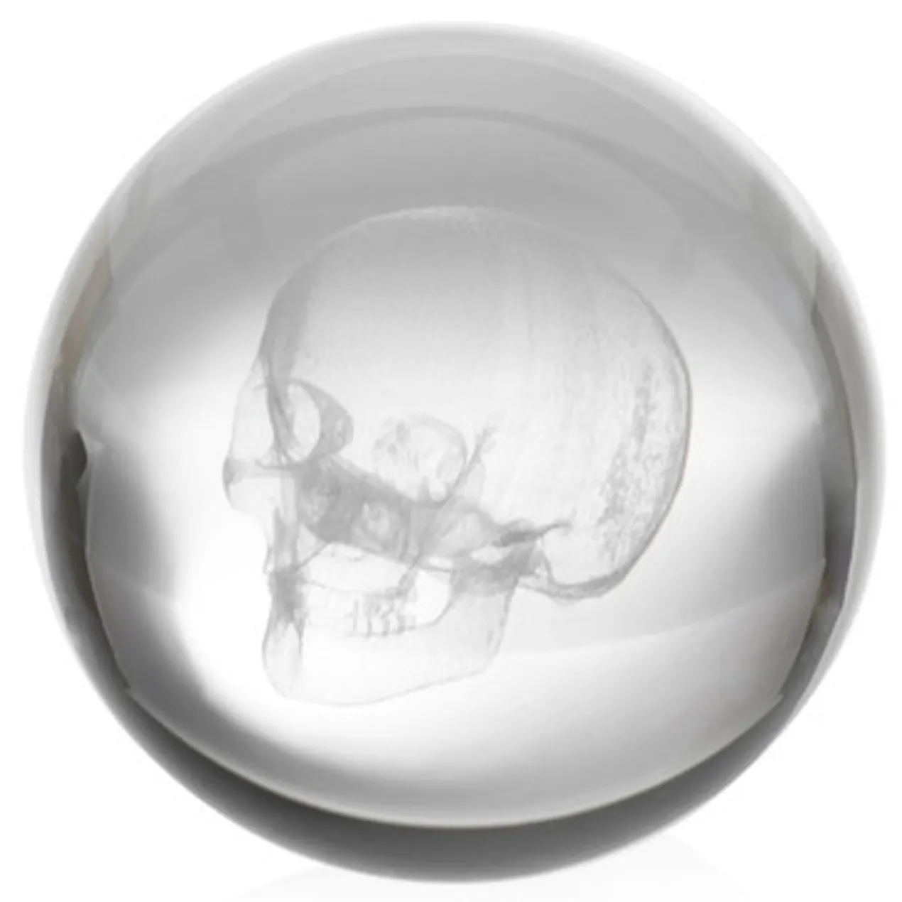 Crystal Skull Paperweight