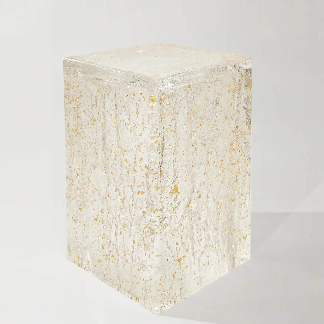 Diamond Block End Table