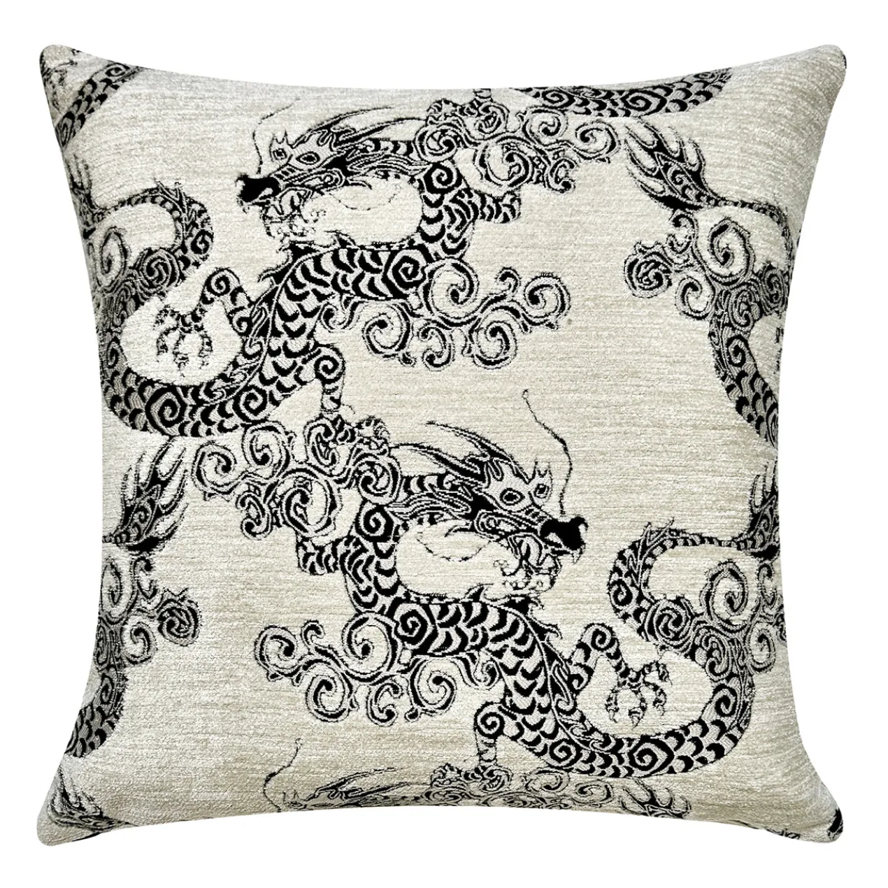Dragonette Pillow 20" - White