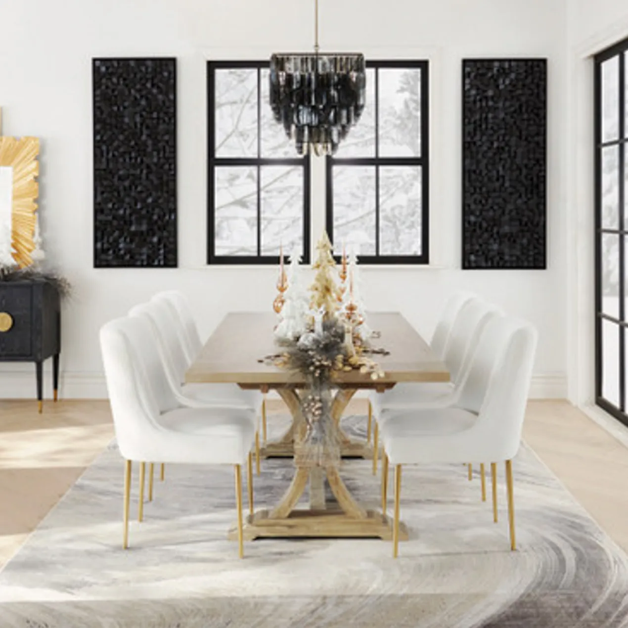 Elinor Dining Chair - Brushed Gold