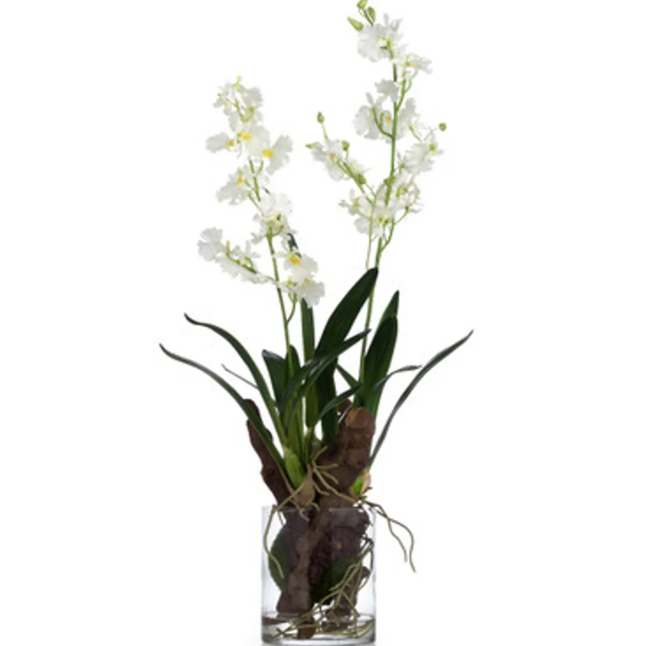 Faux Oncidium In Glass