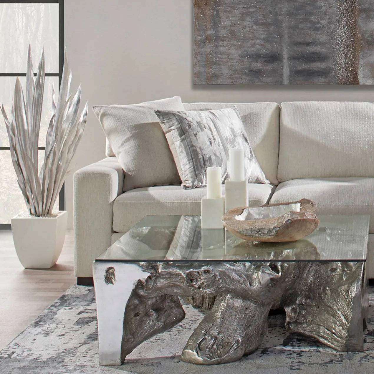 Faux Potted Sansevieria