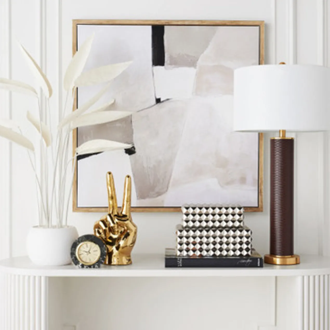 Faux Potted Water Canna