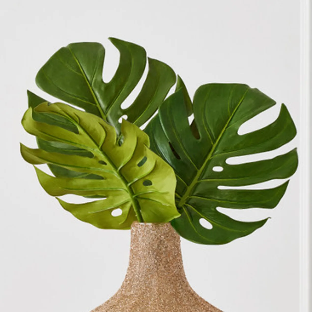 Faux Small Split Philo Leaf - Set of 3