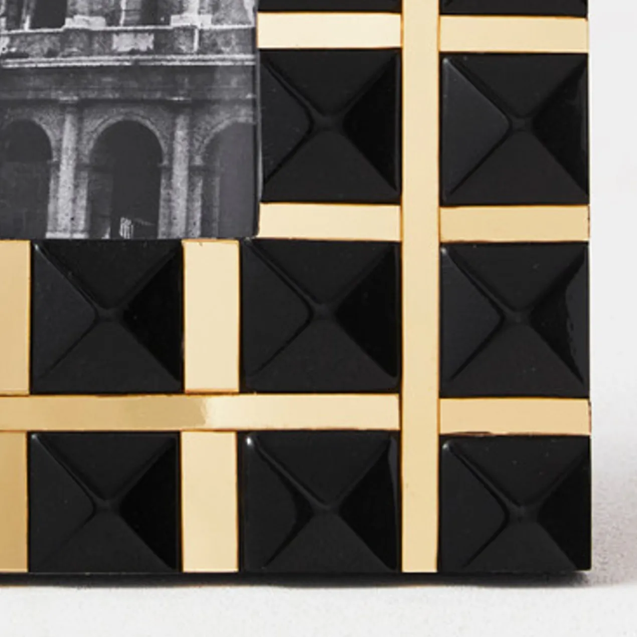 Glam Check Frame - Black