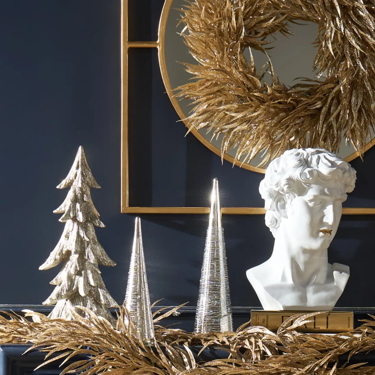 Glass Cone Trees - Set of 2