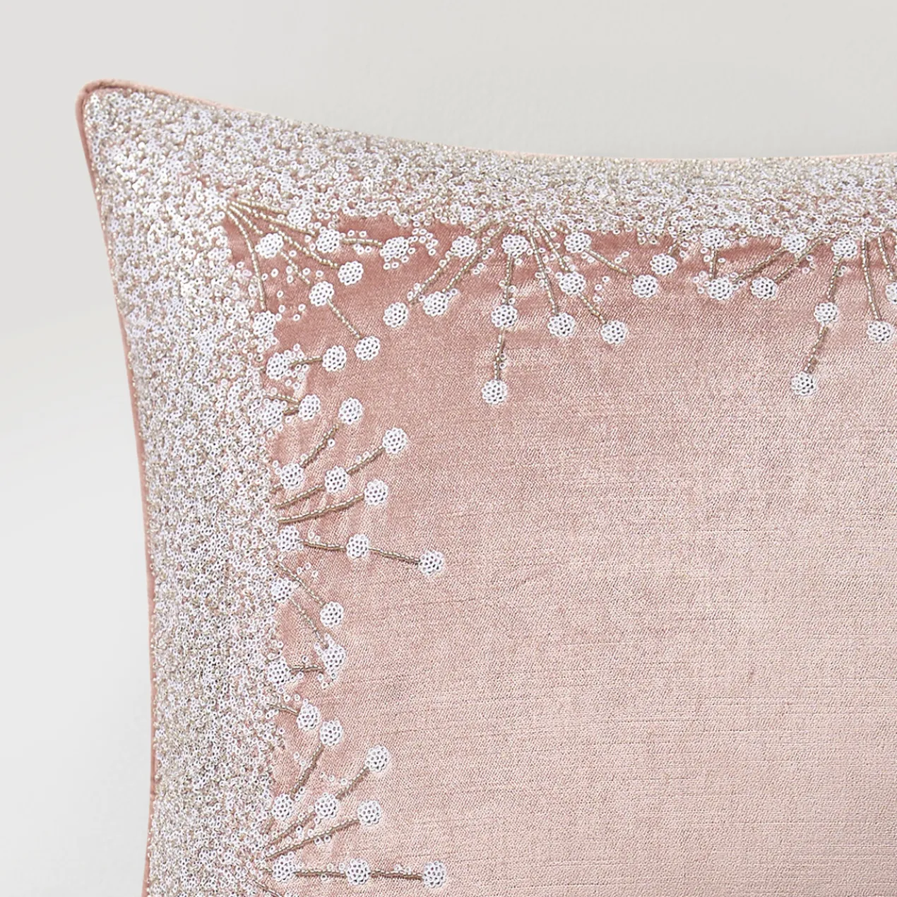 Grace Holiday Pillow 20" - Blush