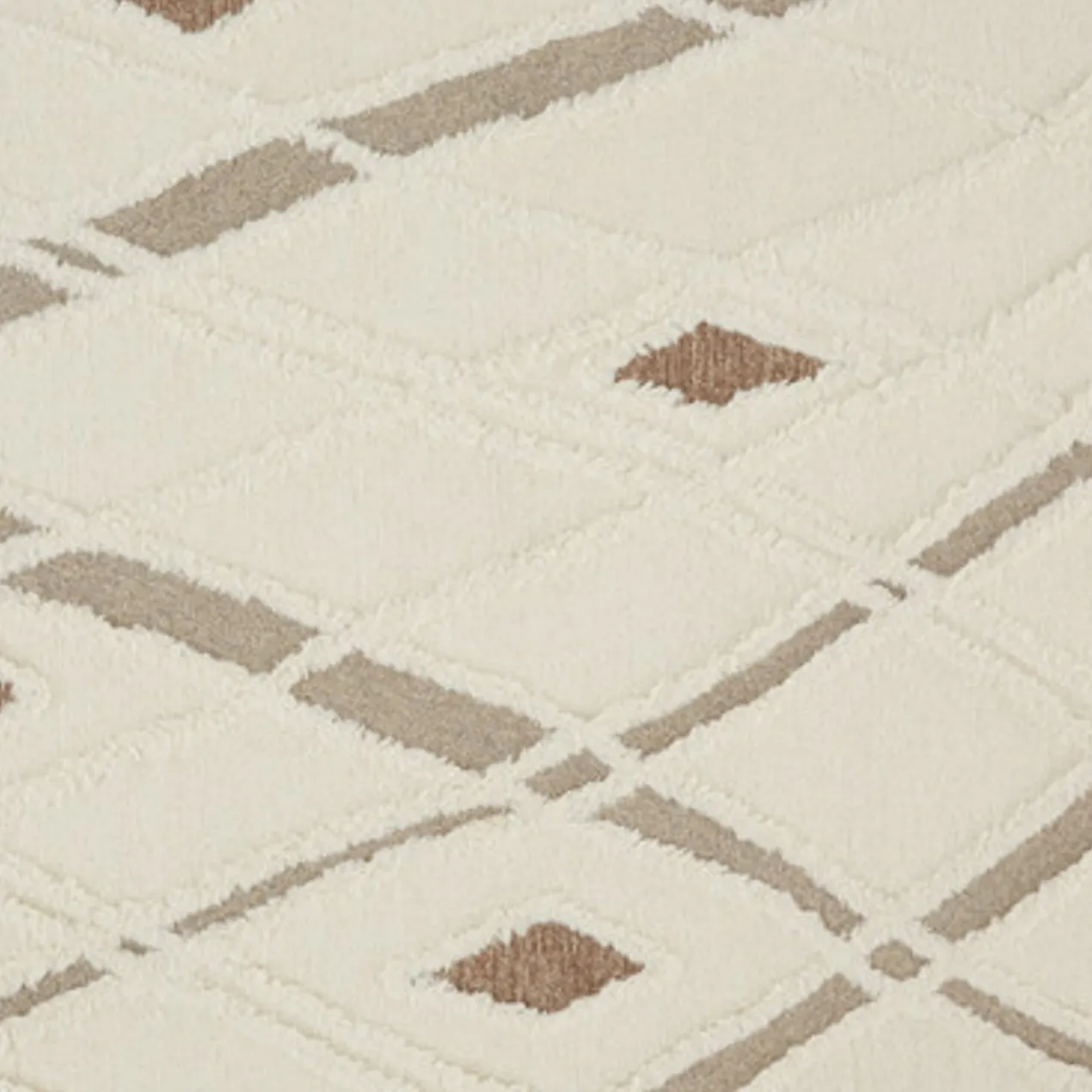Harlow Rug - Ivory/Brown