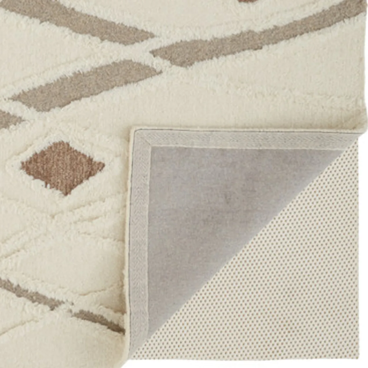 Harlow Rug - Ivory/Brown
