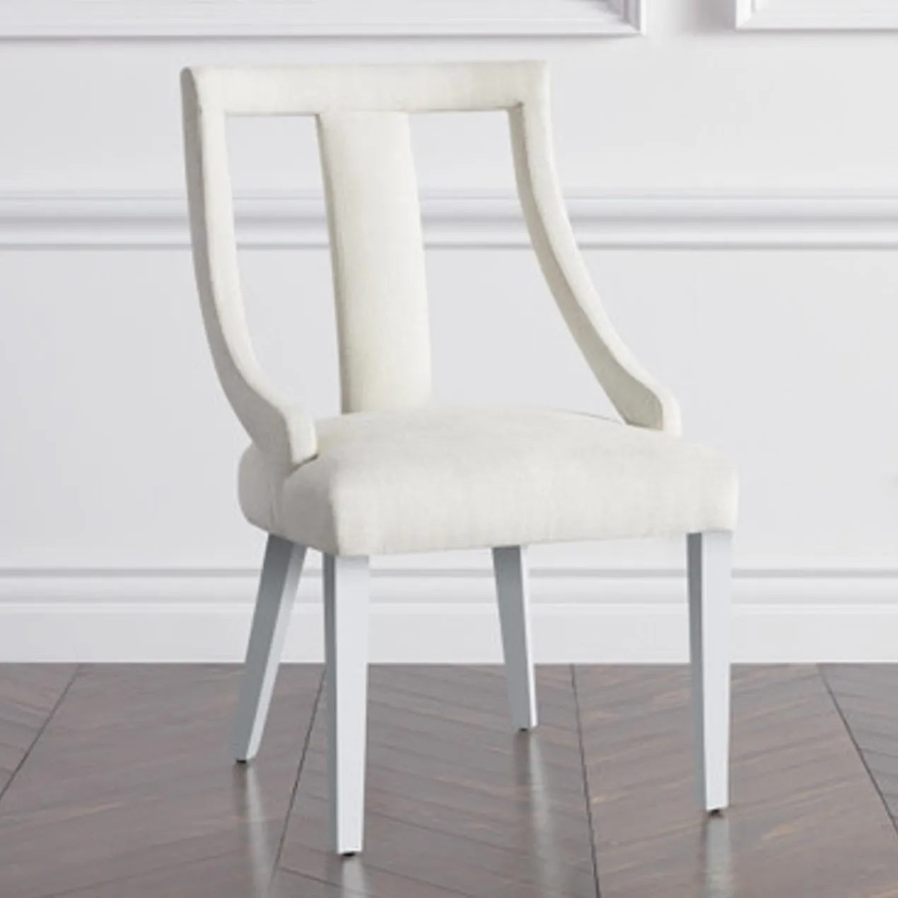 Jade Dining Chair - High Gloss White