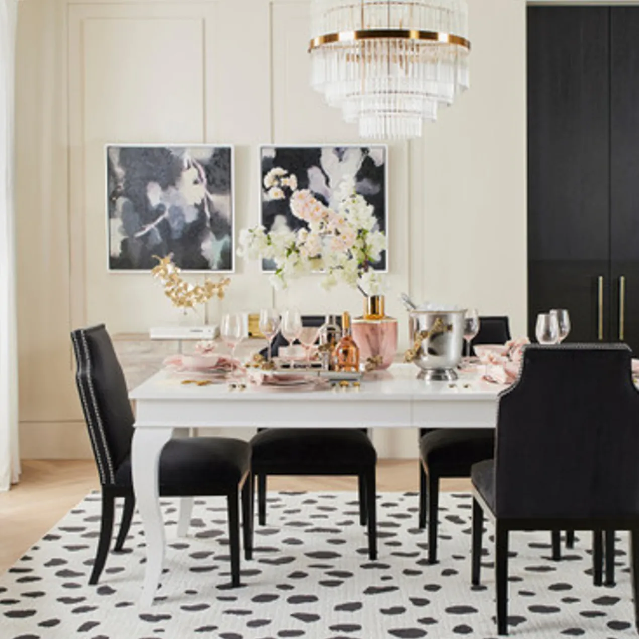 Jasmine Dining Chair - Matte Black