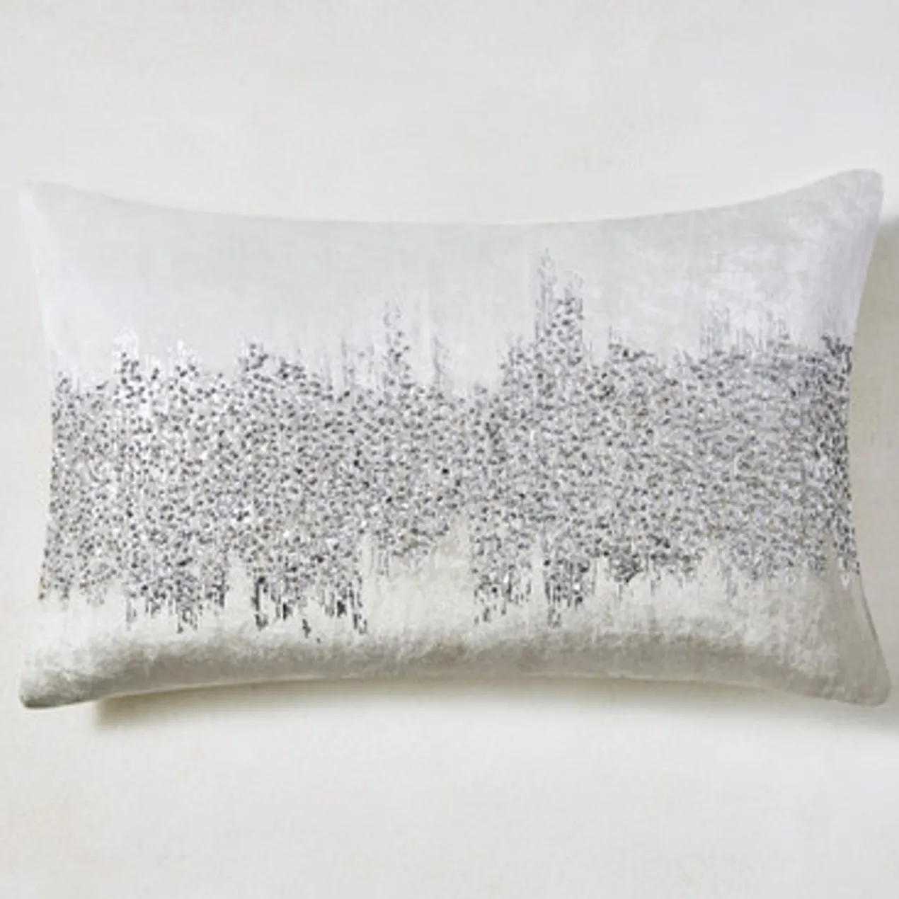 Joie De Vivre Lumbar Pillow - Grey