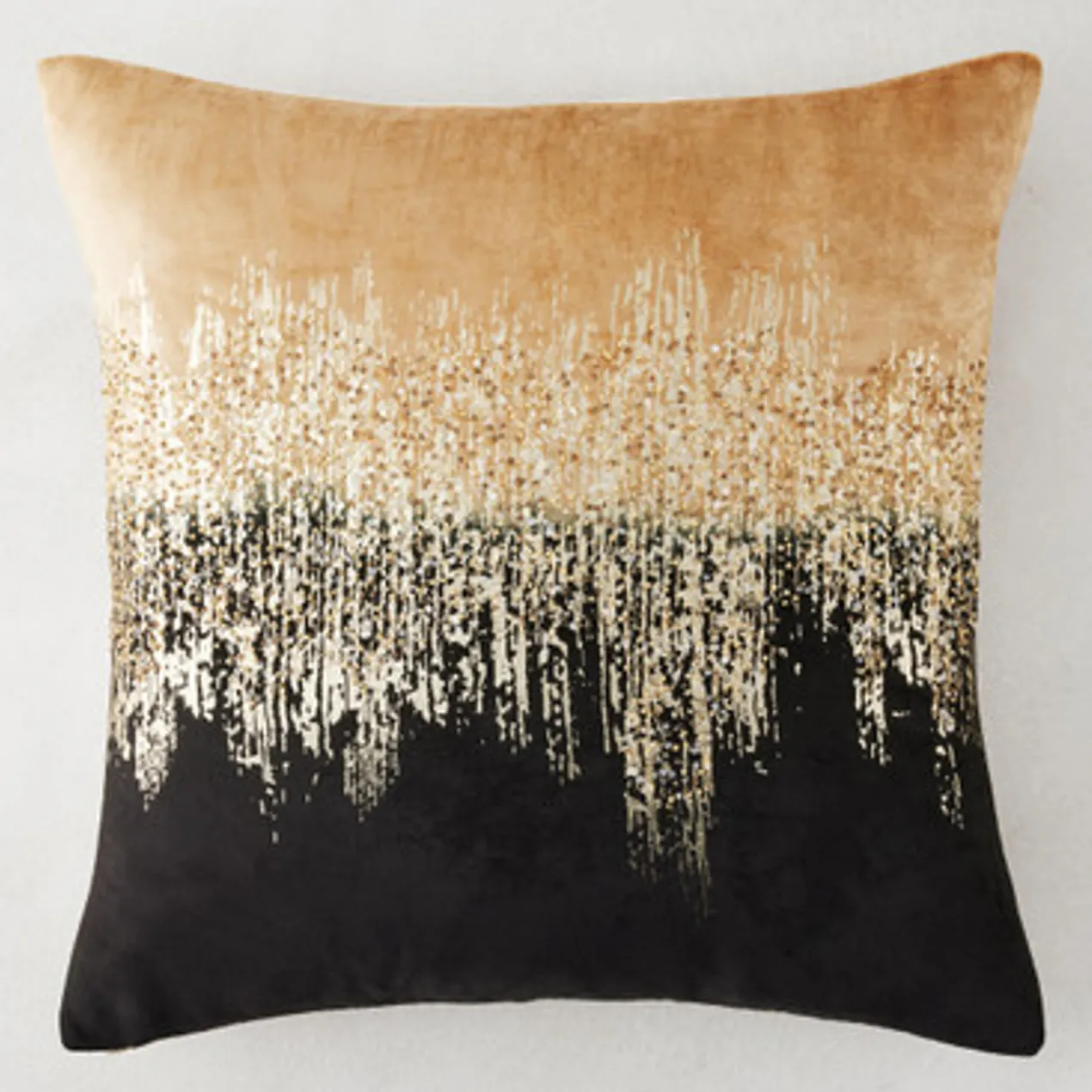 Joie De Vivre Pillow 22" - Gold/Black