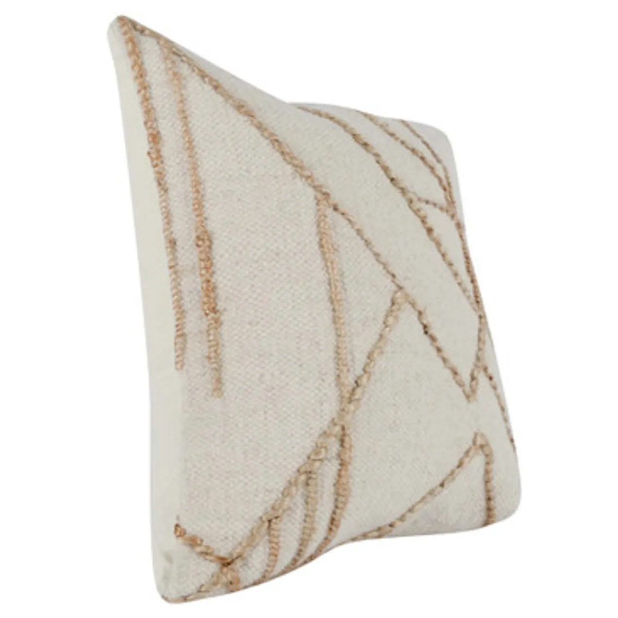 Juni Pillow 22" - Ivory/Natural