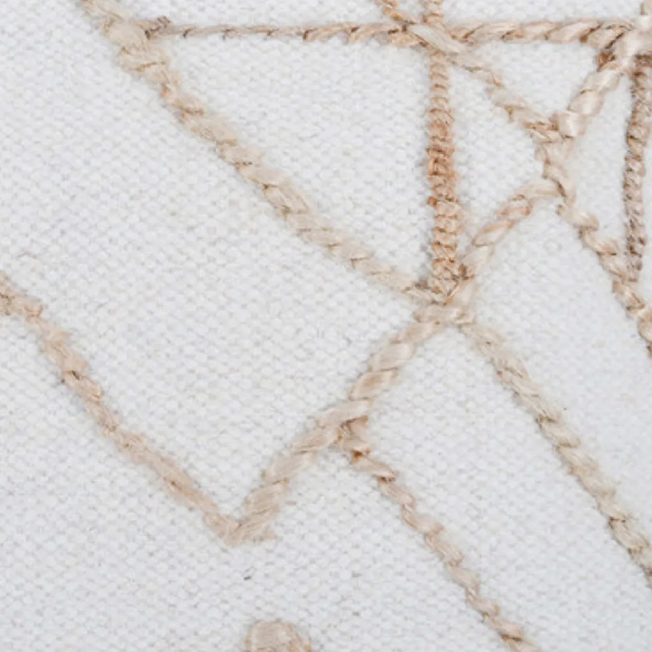 Juni Pillow 22" - Ivory/Natural