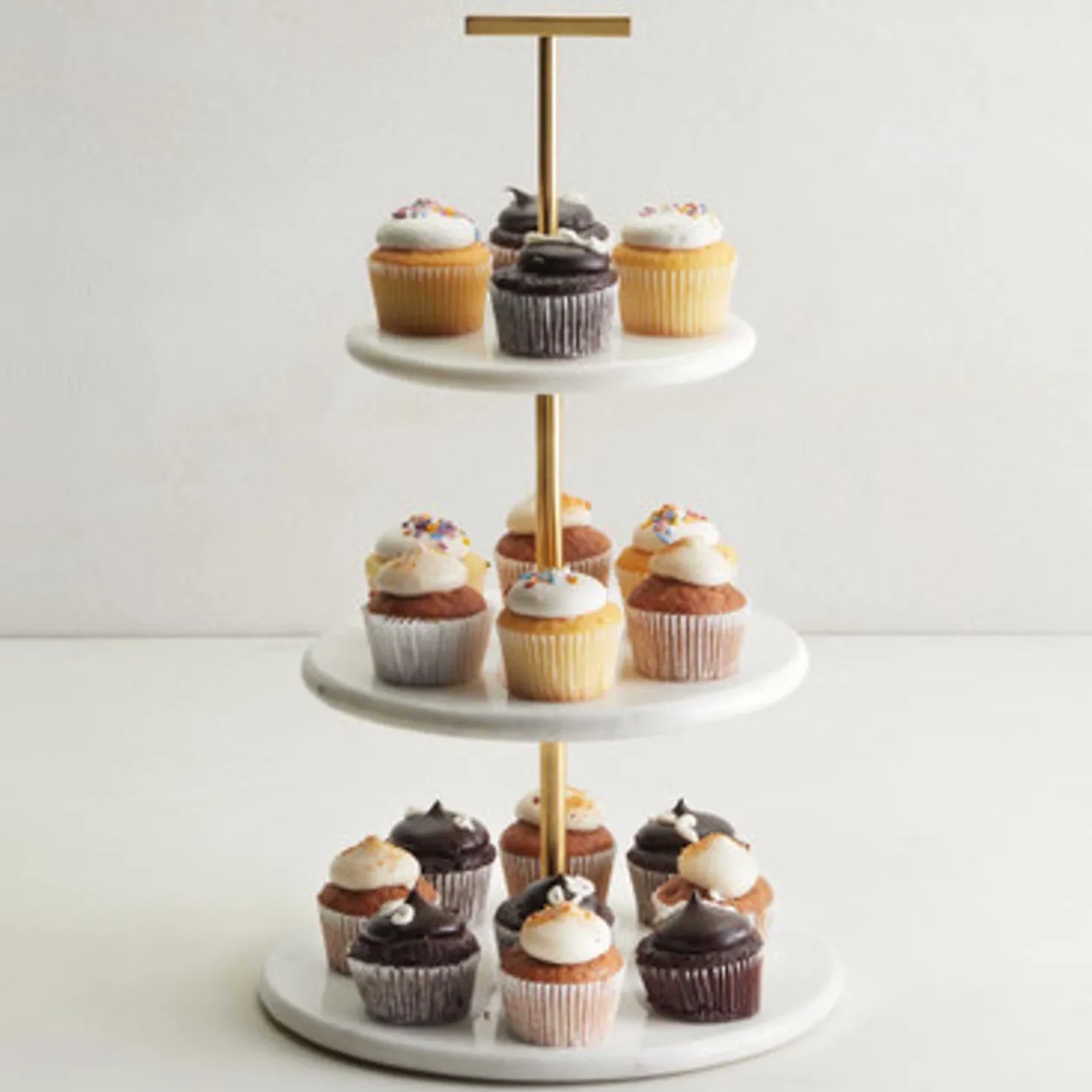 Marble 3 Tiered Stand