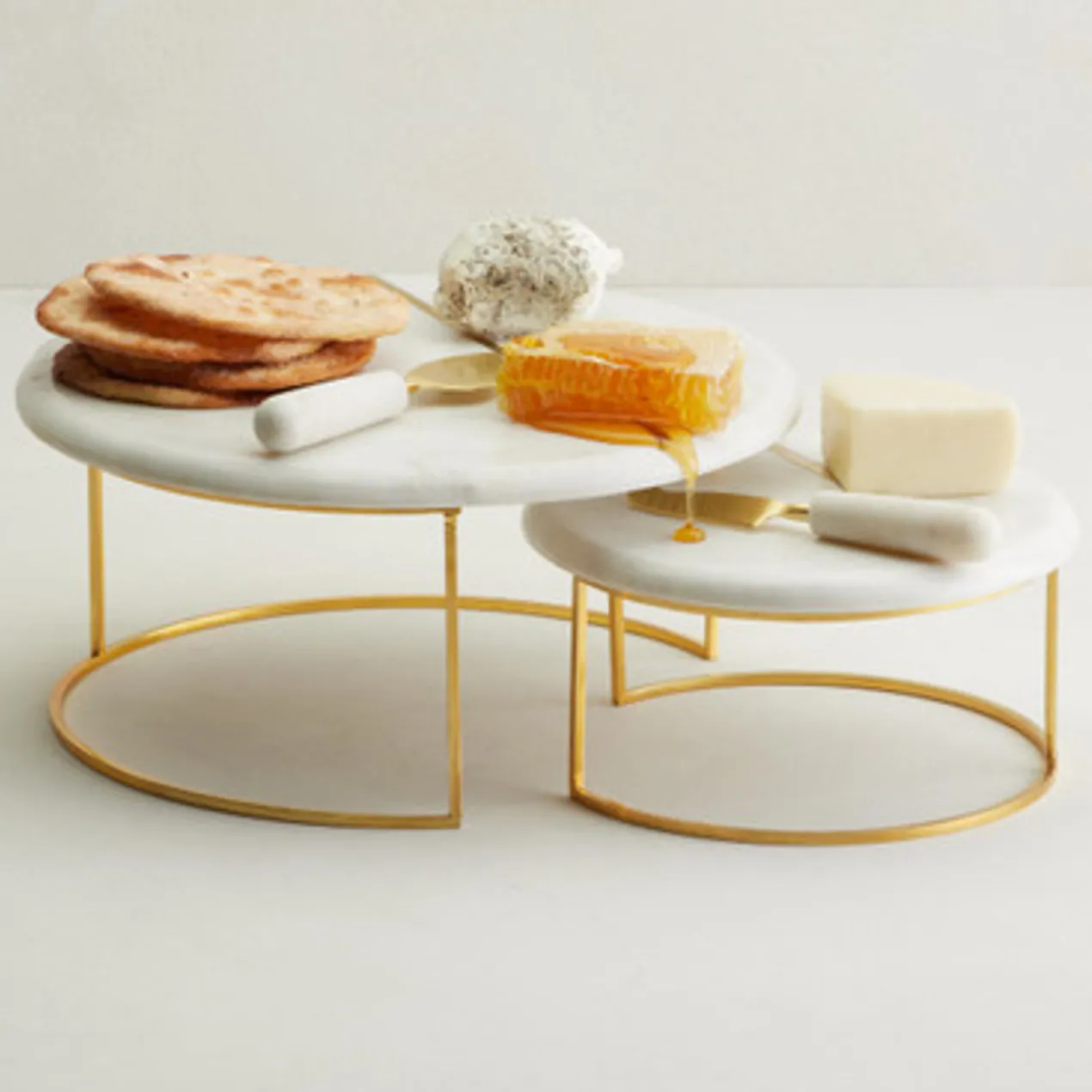 Marble Nesting Trays - Set of 2