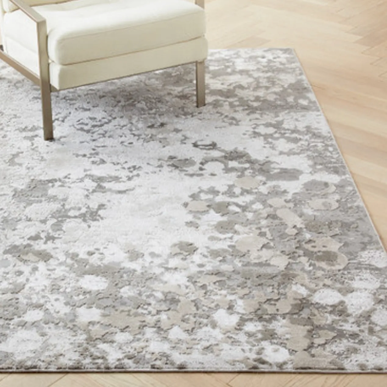 Mercury Rug - Silver