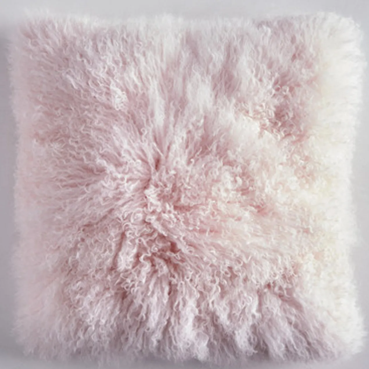 Mongolian Pillow 22" - Blush