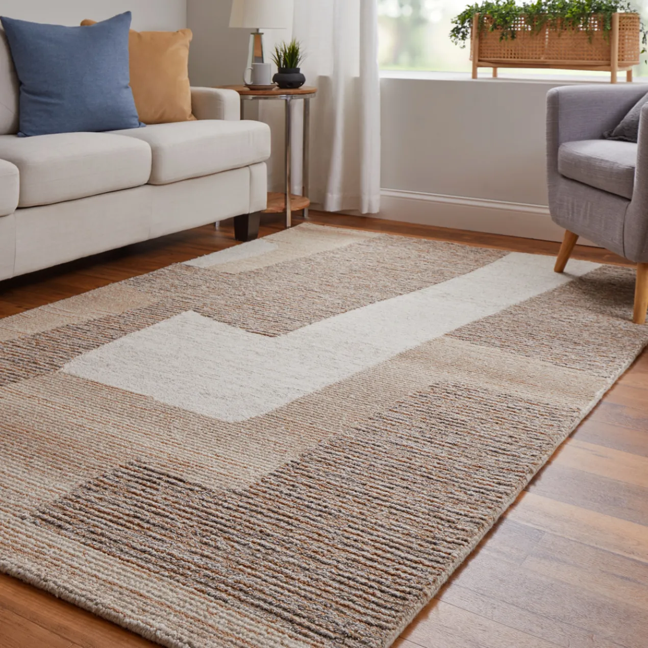Neel Rug - Beige/Brown
