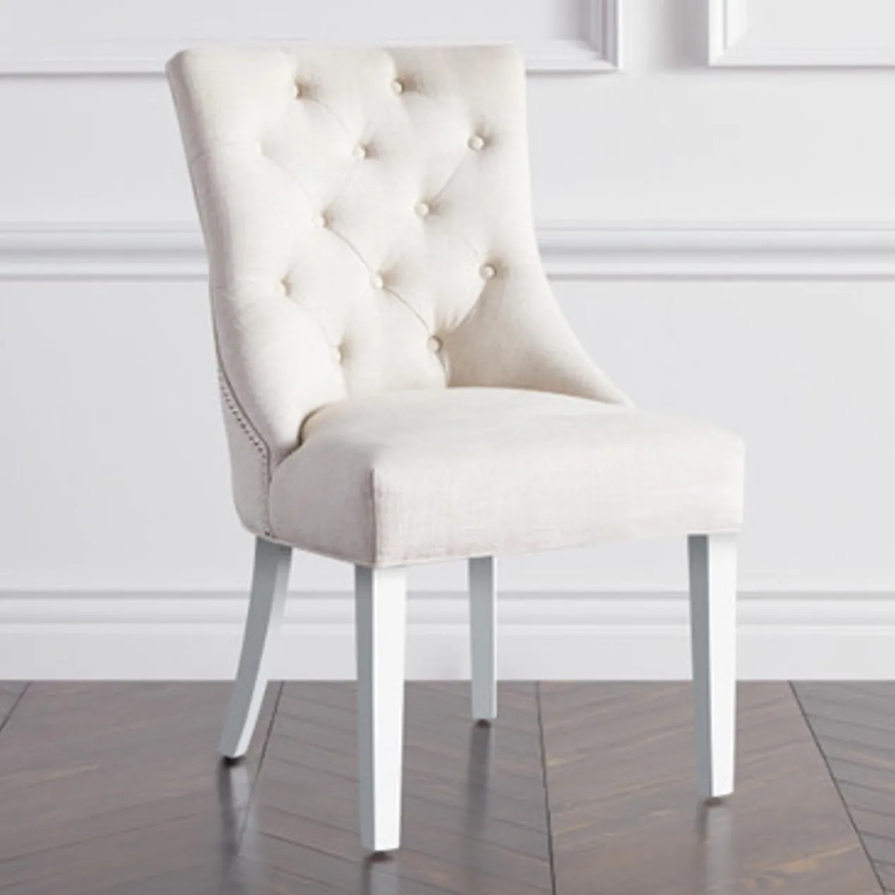 Nottingham Dining Chair - High Gloss White