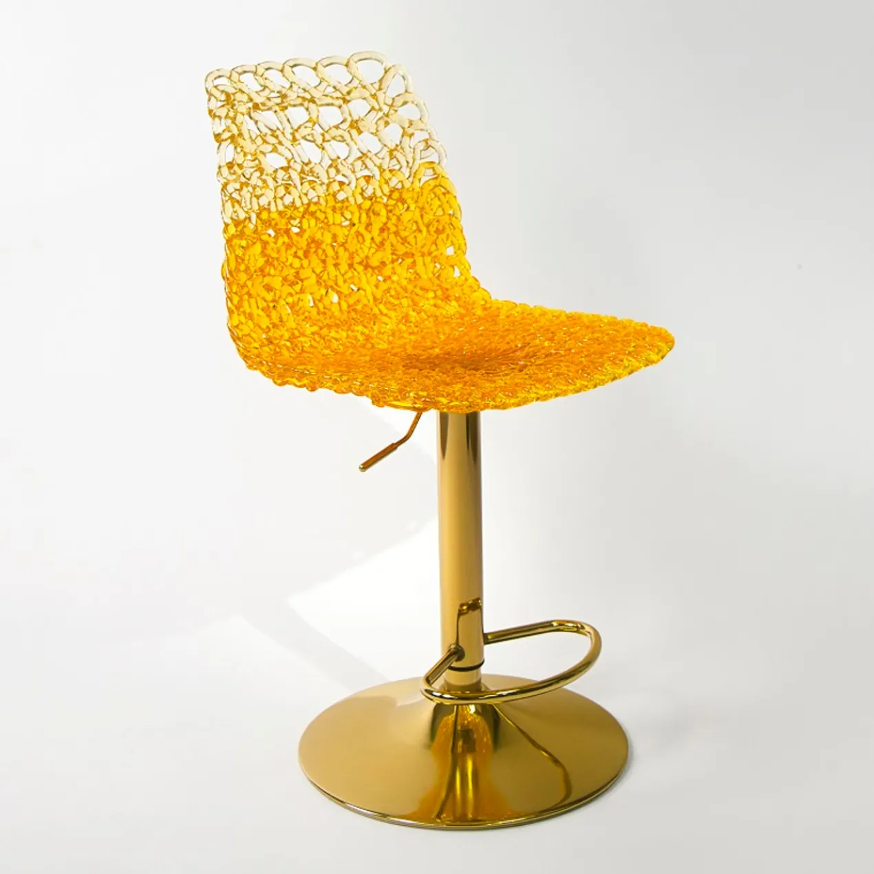 Ocean Blue Weave Bar Stool