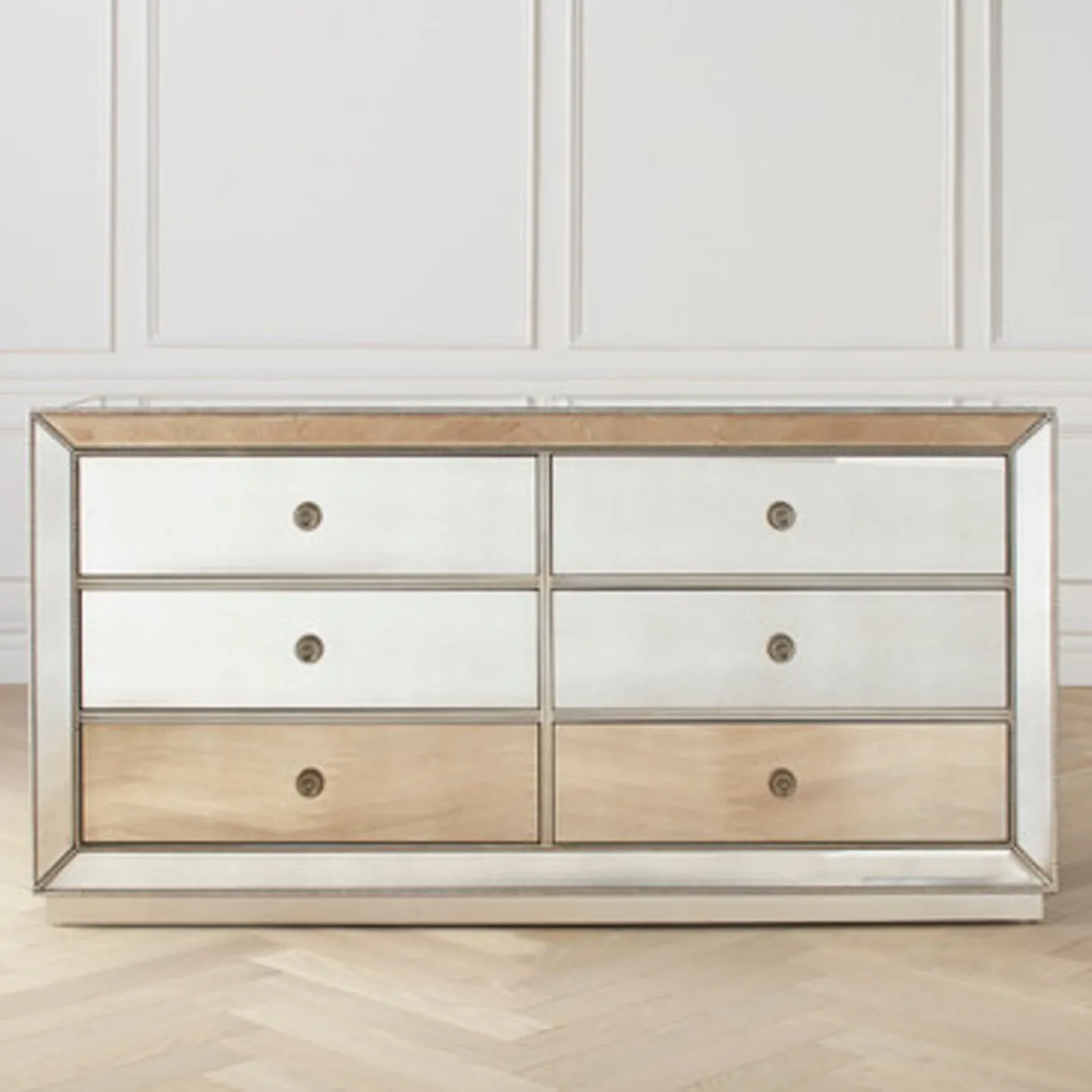 Omni Mirrored 6 Drawer Chest