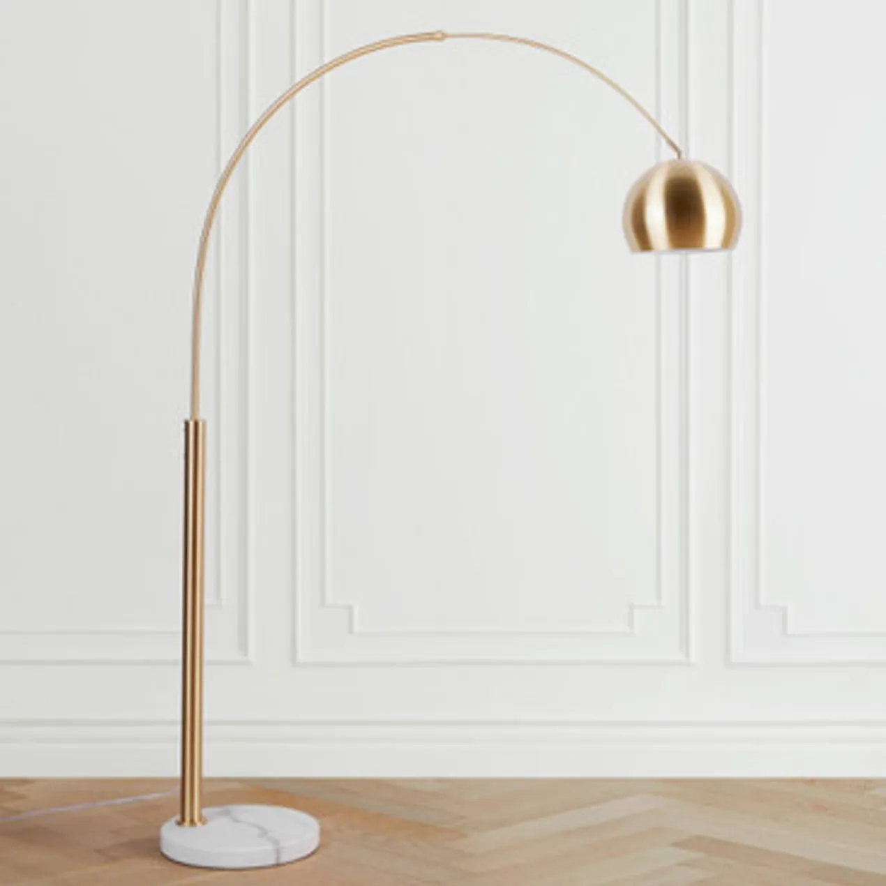 Orson Floor Lamp - Brass