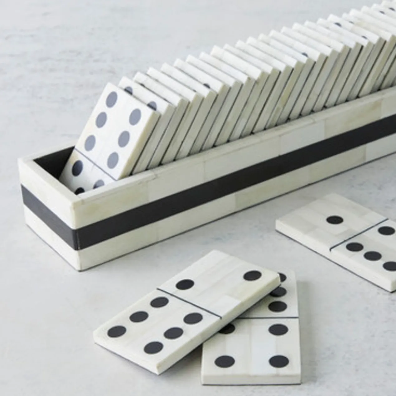 Oversized Dominos In Holder