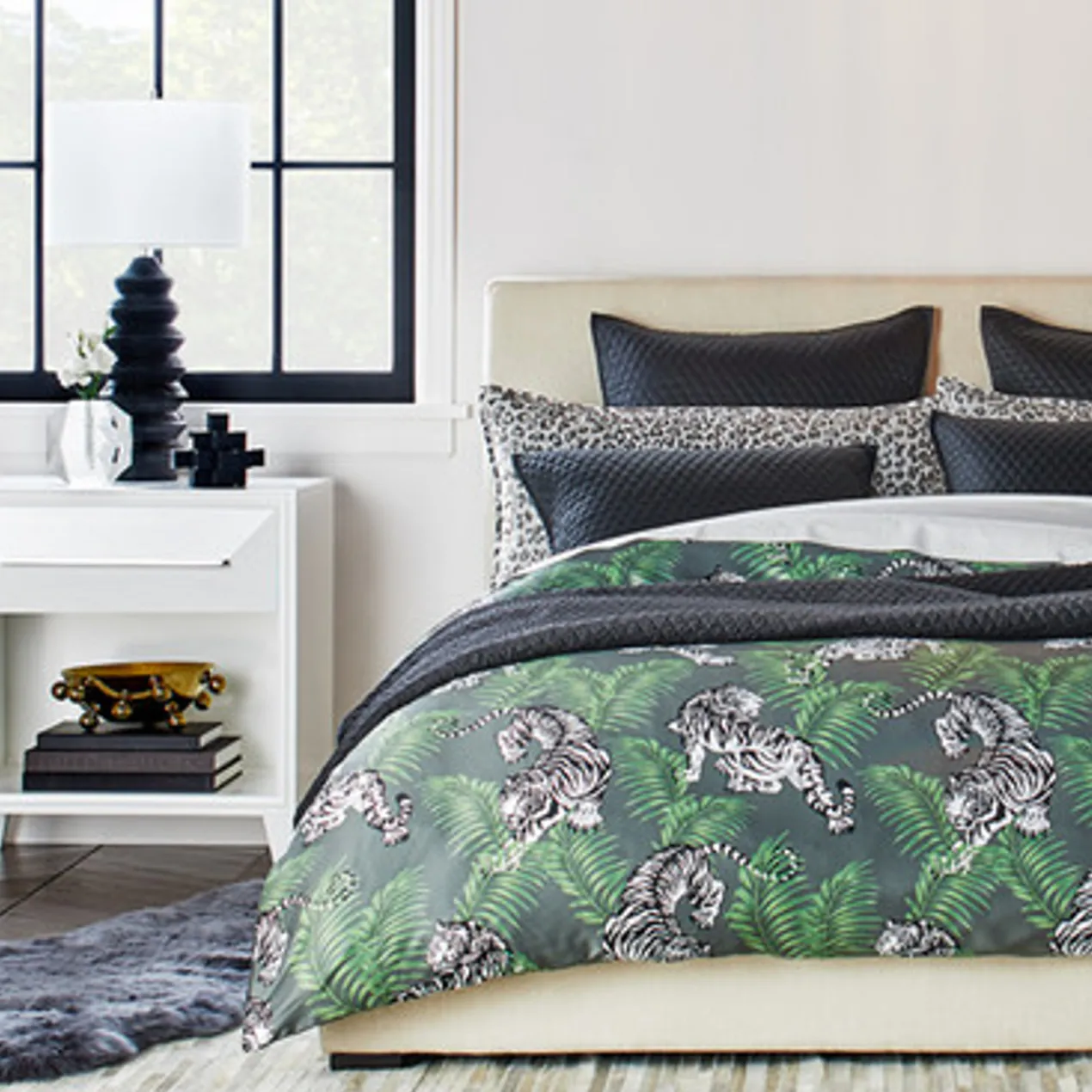 Persia Reversible Bedding - Grey