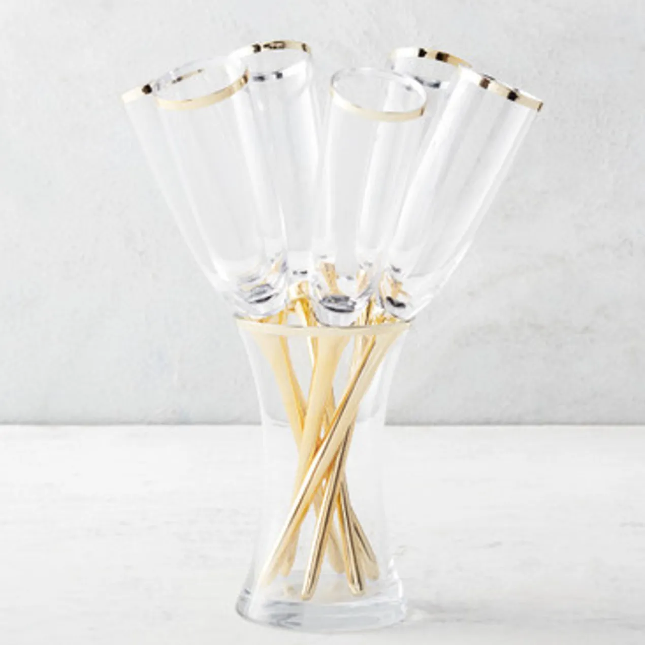 Salud Toasting Flutes - Set of 6