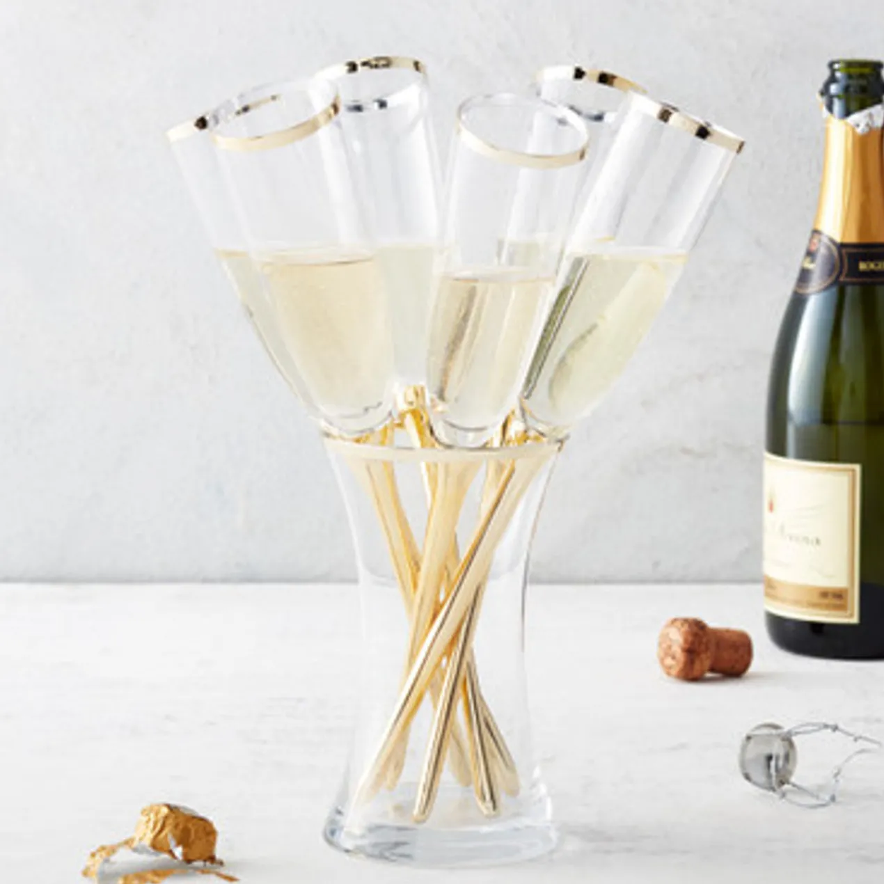 Salud Toasting Flutes - Set of 6