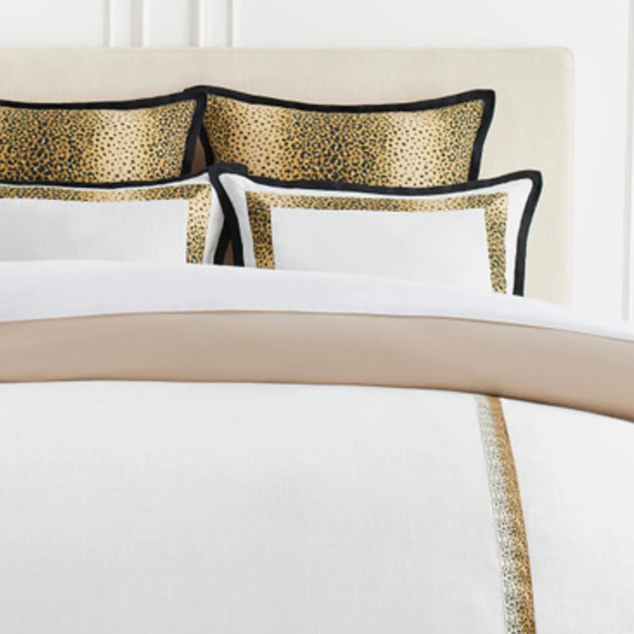 Selena Frame Bedding - Ivory