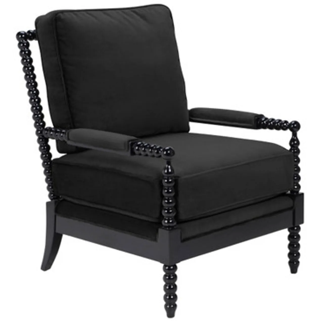 Spindle Chair - High Gloss Black