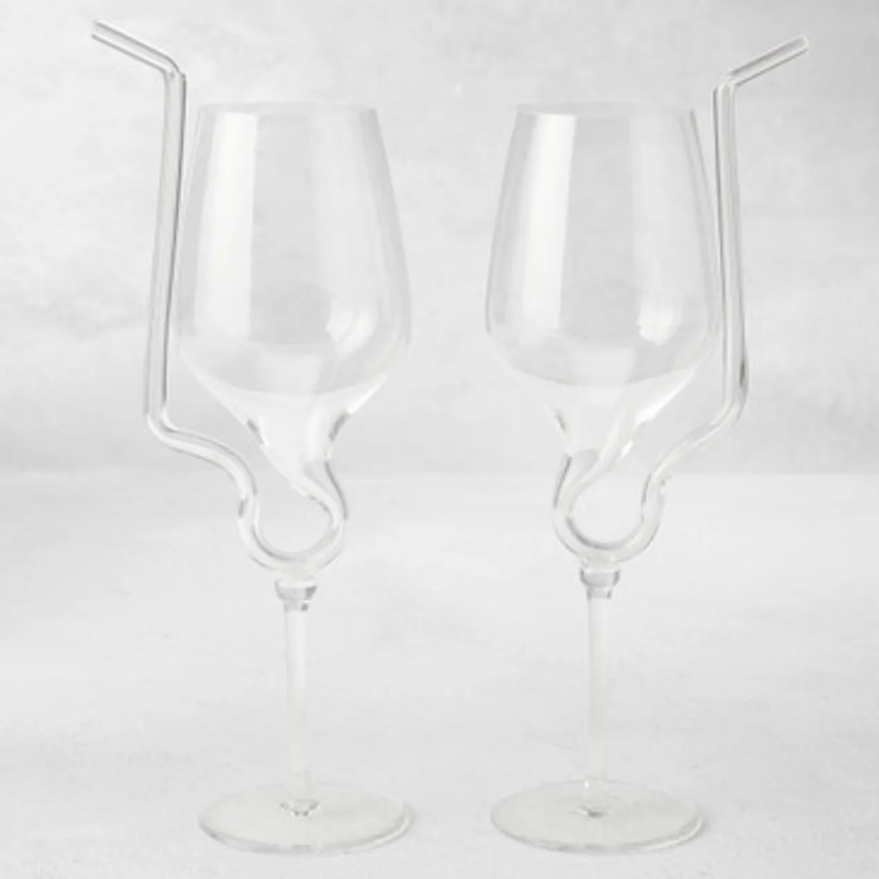 Straw Wine Glass - Set of 2