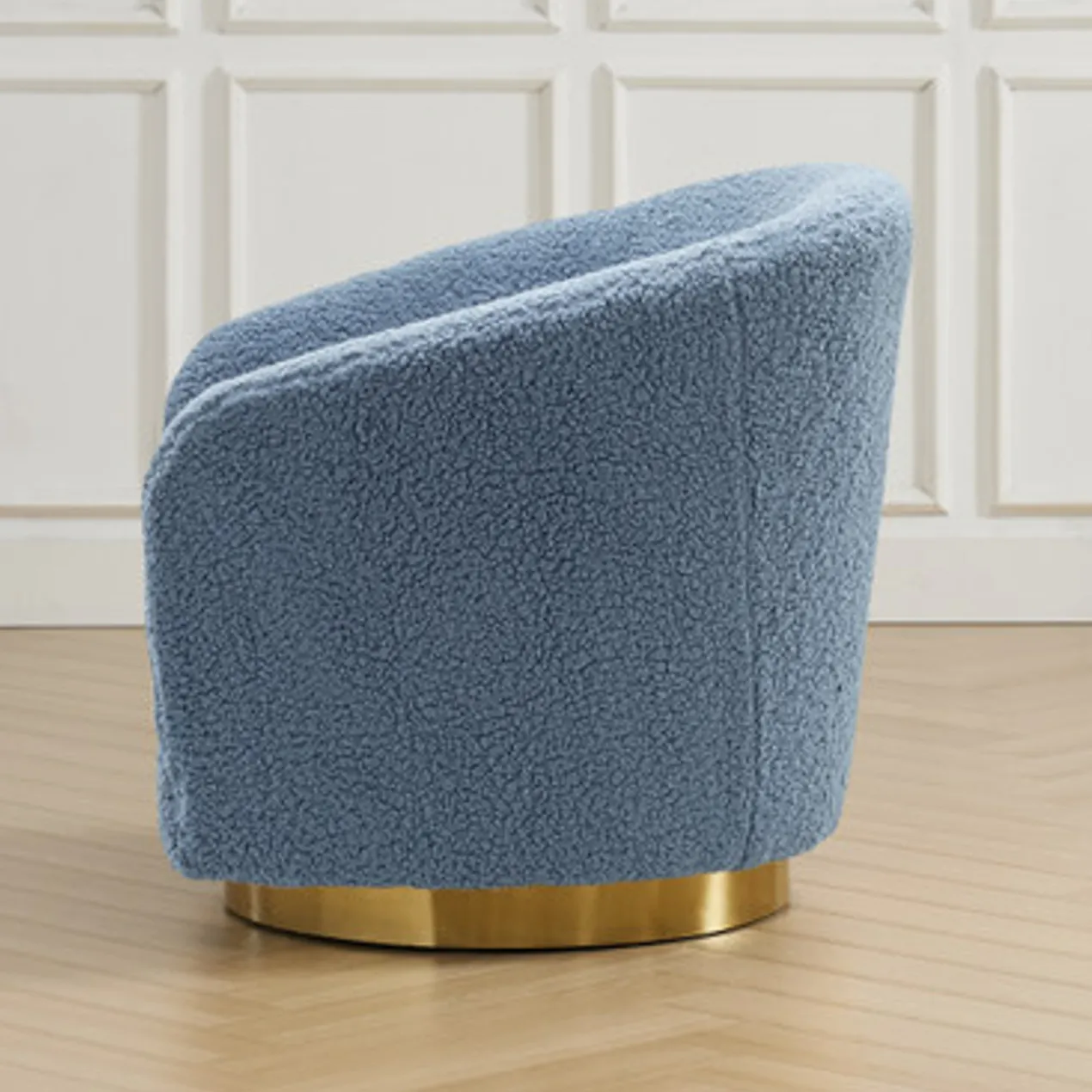 Victoria Swivel Chair - Blue